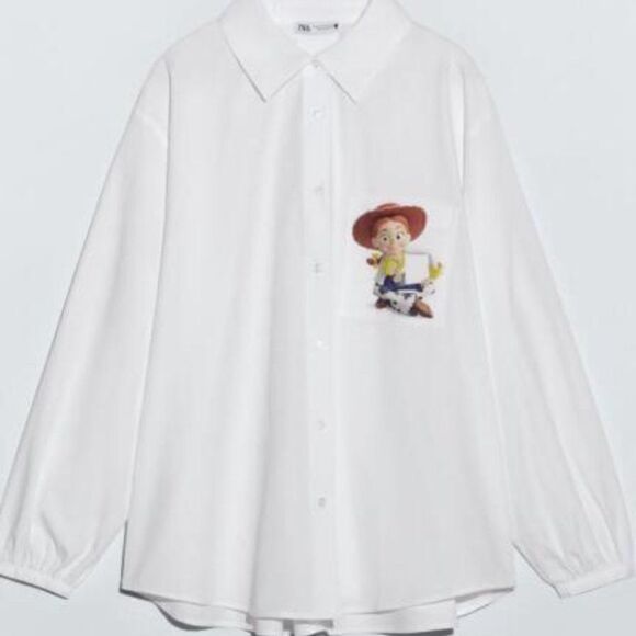 ZARA TOY STORY DISNEY POPLIN SHIRT - Picture 12 of 12